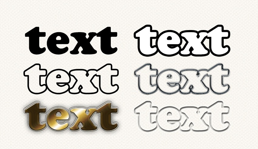 How to outline text in photoshop elements