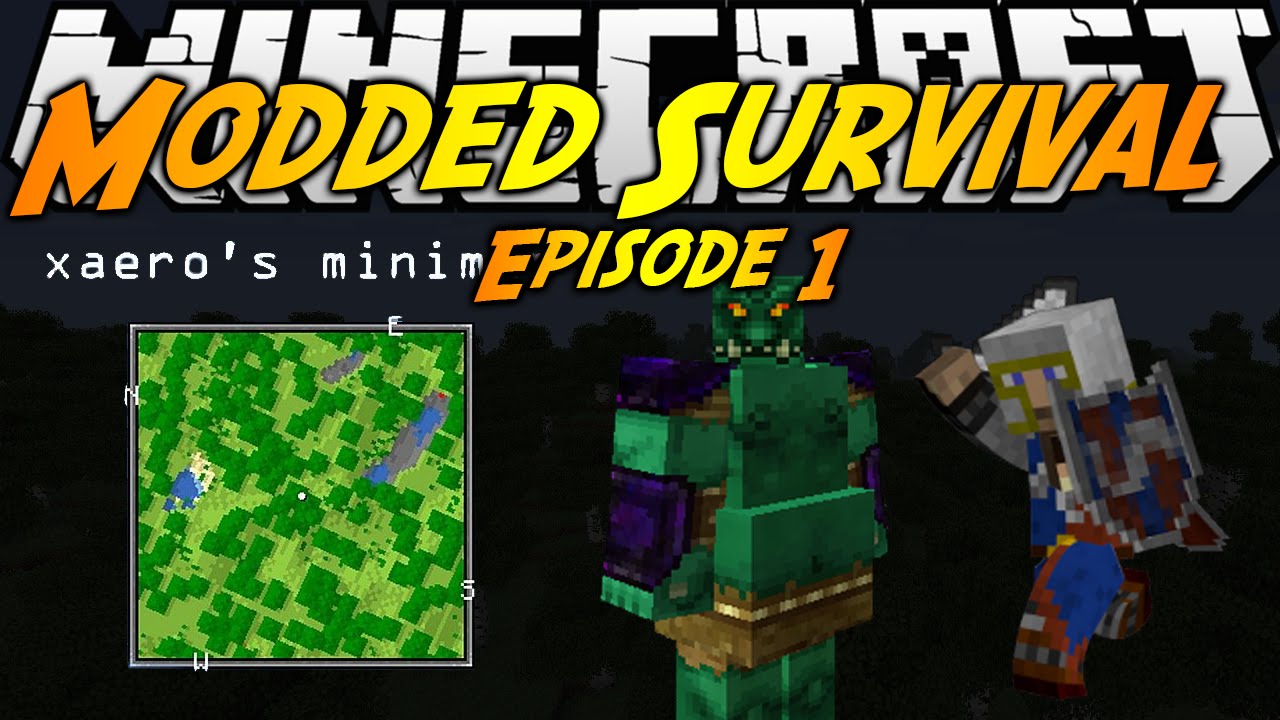 Minecraft survival series episode 1 modded